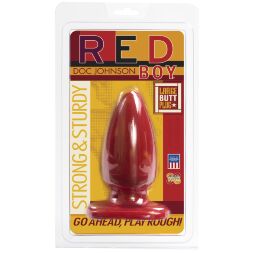 Большая анальная пробка Doc Johnson Red Boy - Large 5 Inch ∅ 5,5 см