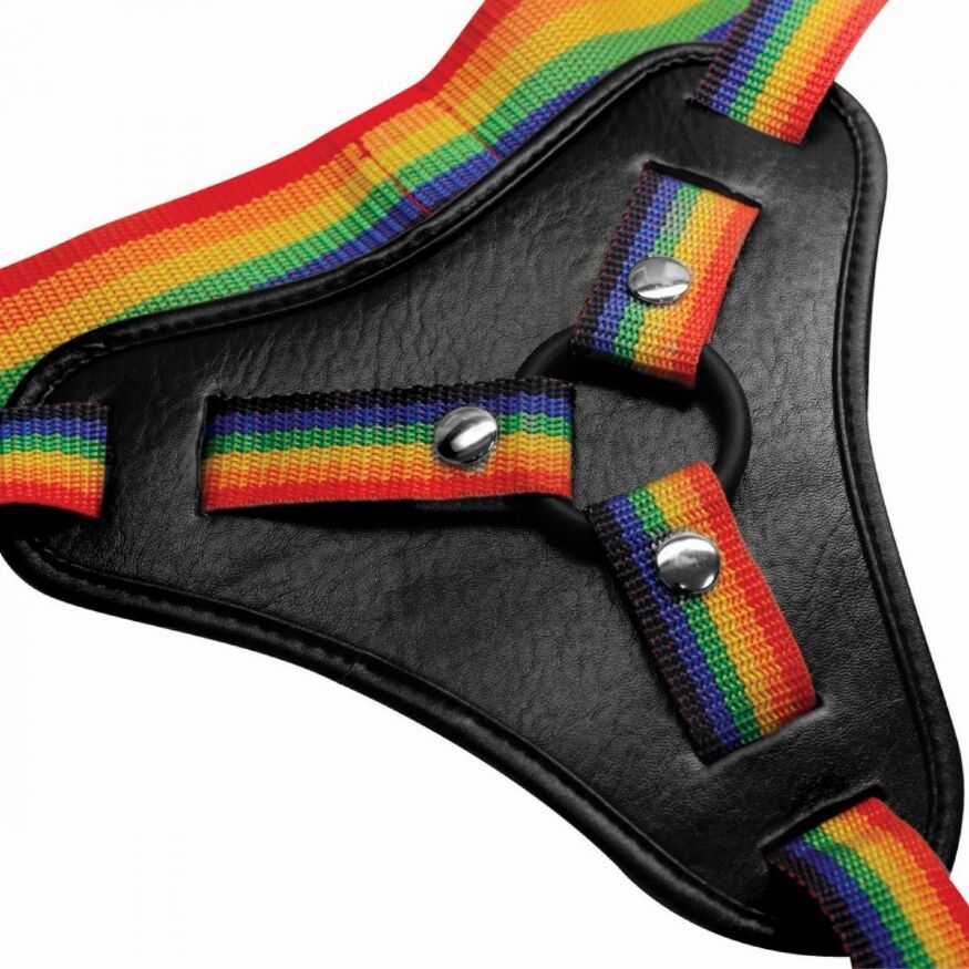 Трусики для страпона Take the Rainbow Universal XR Brands радужный