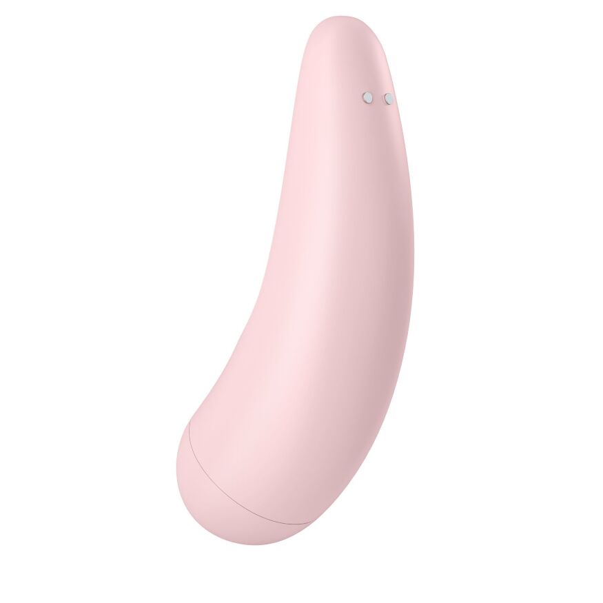 Вакуумный клиторальный стимулятор Satisfyer Curvy 2+ Pink с управлением через интернет(мятая упаковка!!!)