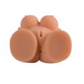 Мастурбатор-торс Busty Lady Solid Silicone Sexy Doll вагіна-анус без вібрації