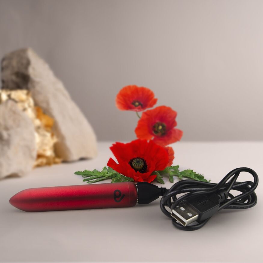 Вибропуля Rocks Off Bullet Poppy Red 16 Settings (мятая упаковка!!!)