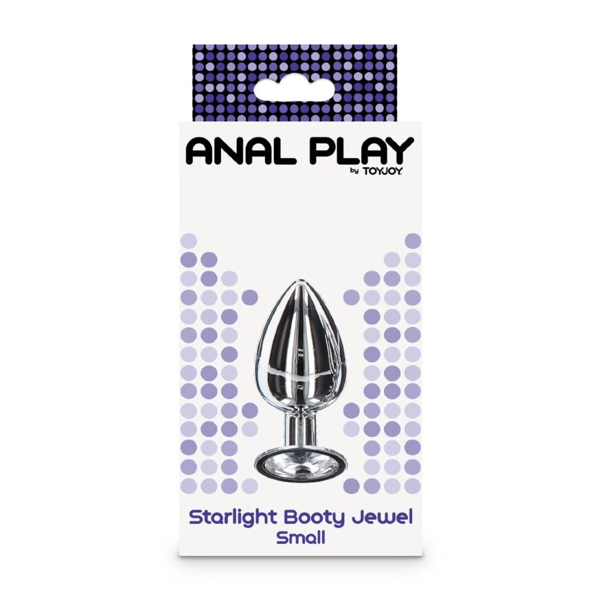 Анальна пробка маленька металева Starlight Booty Jewel Toy Joy