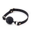 Кляп з кулькою Roоmfun Mouth Ball Gag силіконовий, чорний