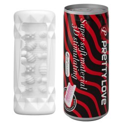 Мастурбатор в жестяній банці - Pretty Love Pop-Top Can Masturbator Red