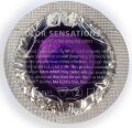 Набор латексных презервативов One Color Sensation c силиконовой смазкой фиолетового цв(цена за 5 шт)