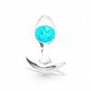 Анальная пробка NS Novelties Cosmic Glams - Small - Blue