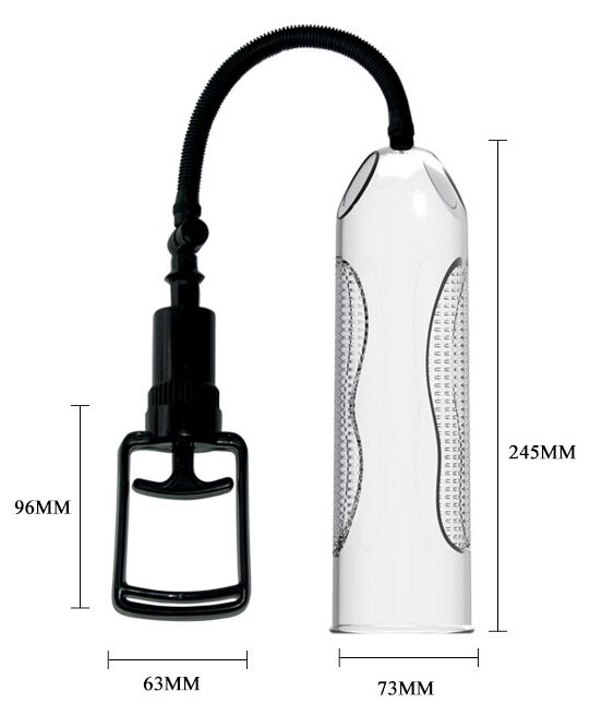 Вакуумная помпа с вибрацией Pretty Love - Penis Pump AleXander, BM-010066BPL