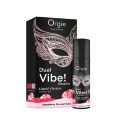 Рідкий вібратор Orgie Dual Vibe! Strawberry Gin &amp; Tonic Kissable Liquid Vibrator, 15 мл