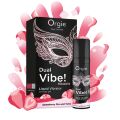 Рідкий вібратор Orgie Dual Vibe! Strawberry Gin &amp; Tonic Kissable Liquid Vibrator, 15 мл