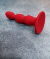 Анальная пробка волнистая Loveshop Red 12 см * 3 см