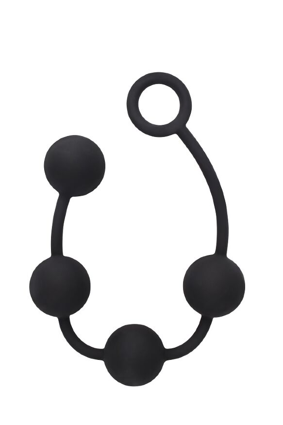 Анальные бусы Chisa Black Mont Storm Beads черные, M