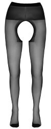 Колготки - 2510030 Cottelli Collection Crotchless Tights Black - 3