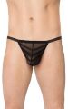 Чоловічі стрінги - Mens Thong 4527, black - S-L
