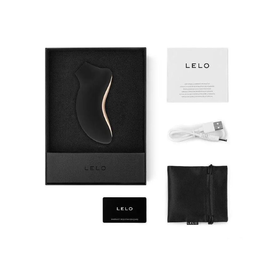 Кліторальний стимулятор - Lelo Sona Sonic Clitoral Massager Black