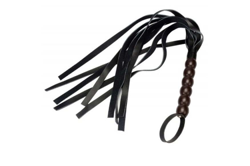 Флоггер L DS Fetish Flogger L black ball