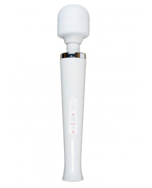 Вибромассажер с съемной головкой Magic Massager Wand, белый