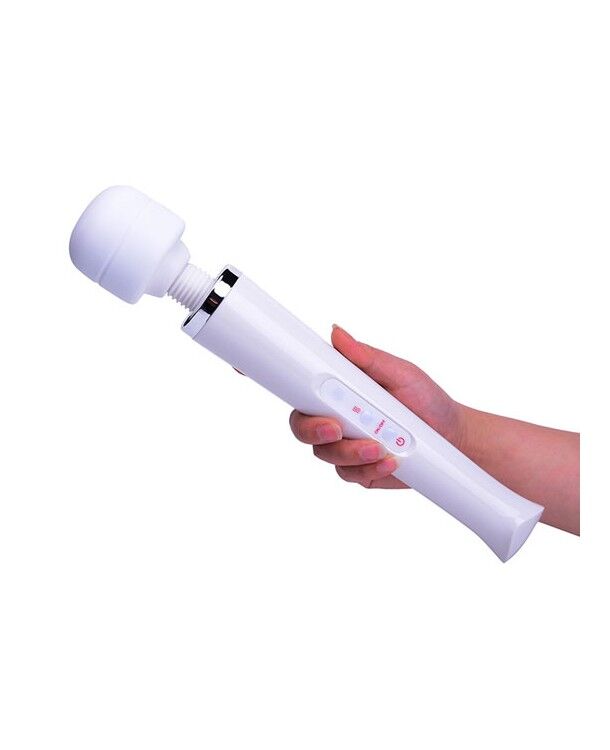 Вибромассажер с съемной головкой Magic Massager Wand, белый