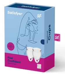 Менструальные чаши - Feel Confident Menstrual Cup (transparent)