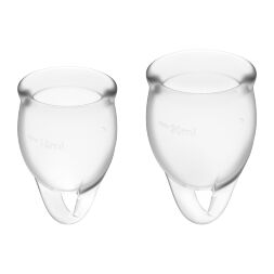 Менструальные чаши - Feel Confident Menstrual Cup (transparent)