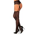 Изысканные чулки Obsessive Garter stockings S821 S/M/L