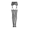 Изысканные чулки Obsessive Garter stockings S821 S/M/L