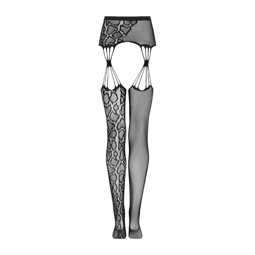 Изысканные чулки Obsessive Garter stockings S821 S/M/L