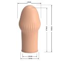 Насадка на член - Pretty Love Huel Penis Thicker Flesh