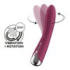 Вибратор точки G с вращением Satisfyer Spinning Vibe 1 Red, 2 мотора