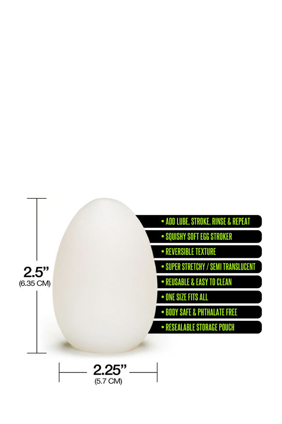 МАСТУРБАТОР ЯЙЦО HAPPY ENDING RINSE AND REPEAT WHACK PACK EGG