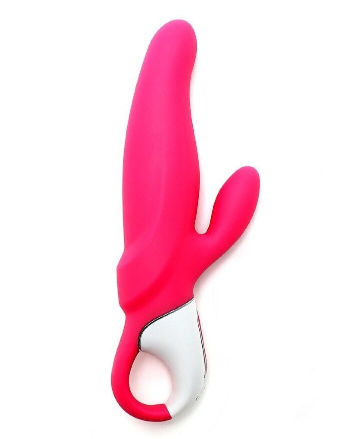 Мощный вибратор-кролик Satisfyer Vibes Mr. Rabbit, два мотора, литой силикон, 12 режимов работы (мятая упаковка!!!)