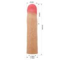 Удлиняющая насадка презерватив Pretty Love - Kylian 3" Flash, BI-026257