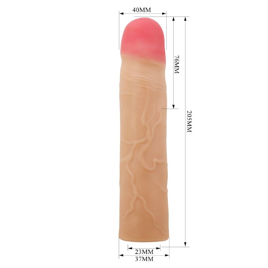 Удлиняющая насадка презерватив Pretty Love - Kylian 3" Flash, BI-026257