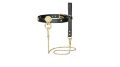 Роскошный ошейник с поводком Zalo Collar &amp; Leash Set Black