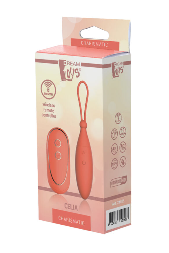 DT21805 Виброяйцо с дистанционным управлением Dream Toys CHARISMATIC CELIA