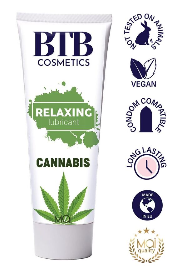 Смазка на гибридной основе BTB FLAVORED CANNABIS (100 мл)