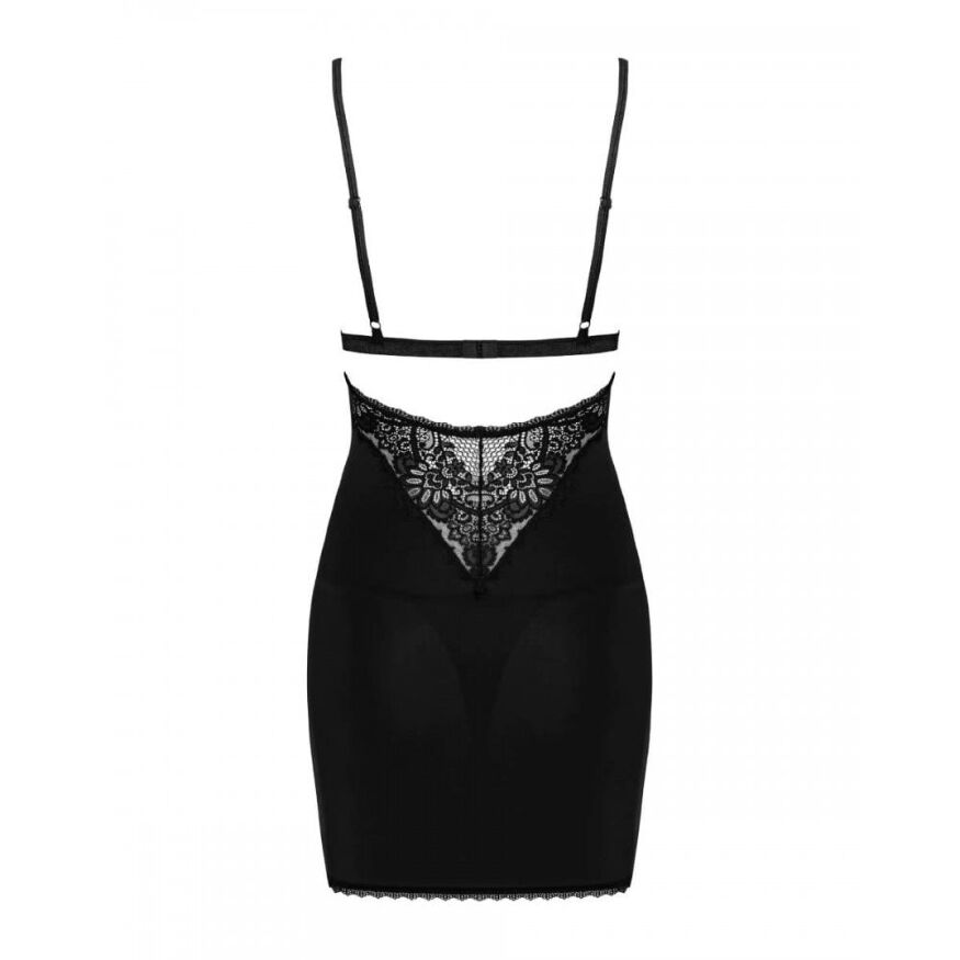 Пеньюар та стрінги Obssesive Maderris chemise &amp; thong XS/S