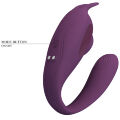 Ергономічний вібростимулятор 2в1 у формі літери С Pretty Love Shey Stimulator Purple