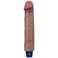 Вібратор - Real Softee Rechargeable Silicone Vibrating Dildo 9"