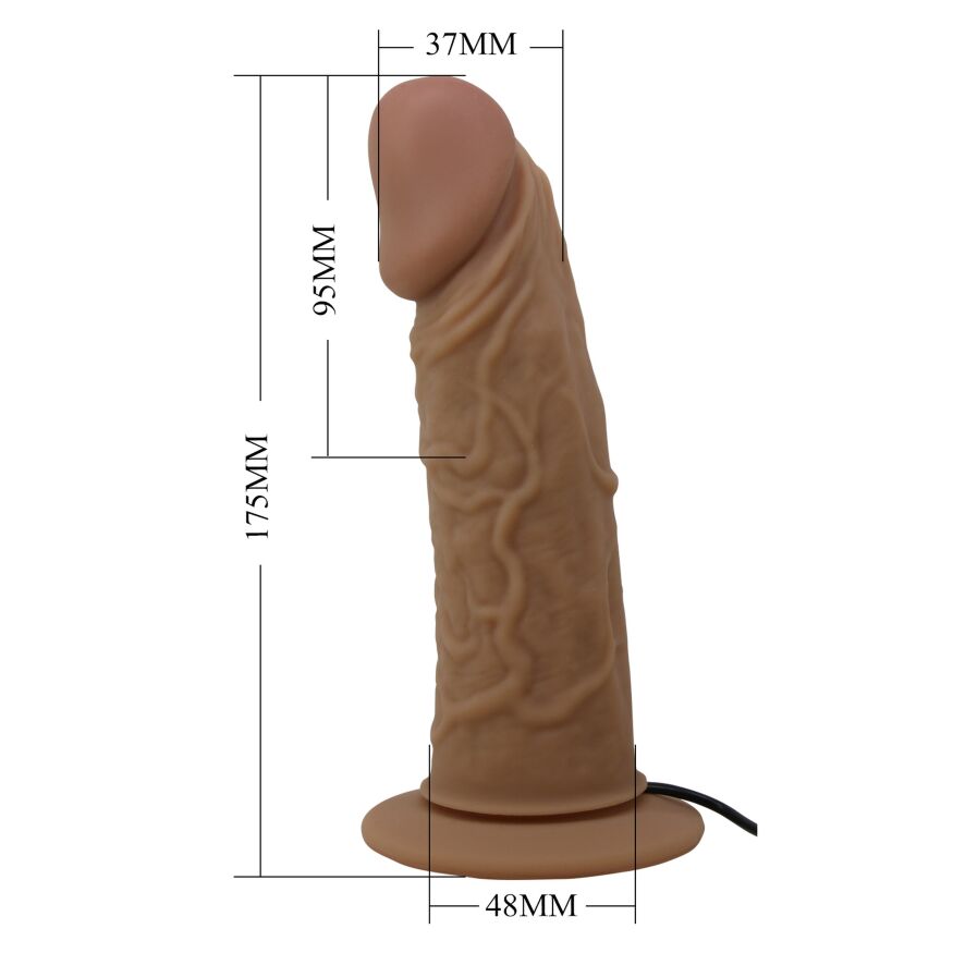 Универсальный страпон с полым фаллоимитатором Pretty Love Harness Briefs Draven 6.8"
