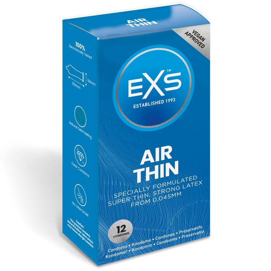 Ультратонкі презервативи - EXS Air Thin, 12 шт.