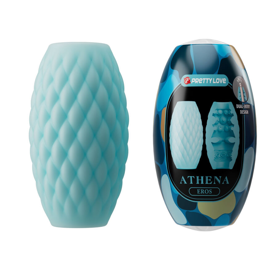 Мастурбатор яйцо Pretty Love - Athena EROS Blue, BM-00900T99-3