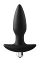 Анальная пробка Dreamtoys FantASSstic с вибропулей, черная