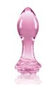 Стеклянная пробка NS Novelties CRYSTAL ROSE PINK