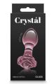 Стеклянная пробка NS Novelties CRYSTAL ROSE PINK