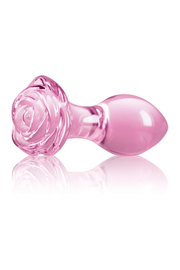 Стеклянная пробка NS Novelties CRYSTAL ROSE PINK