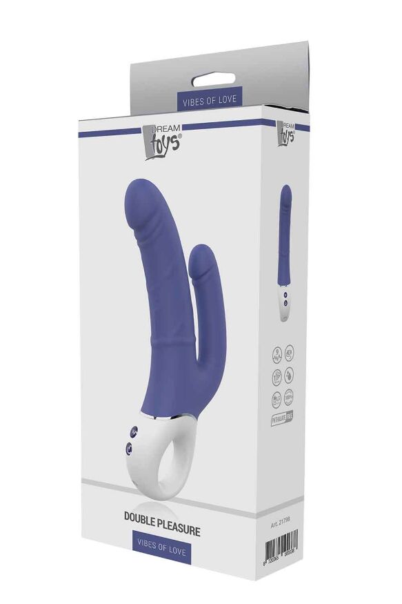 DT21798 Двойной вибратор Dream Toys VIBES OF LOVE DOUBLE PLEASURE