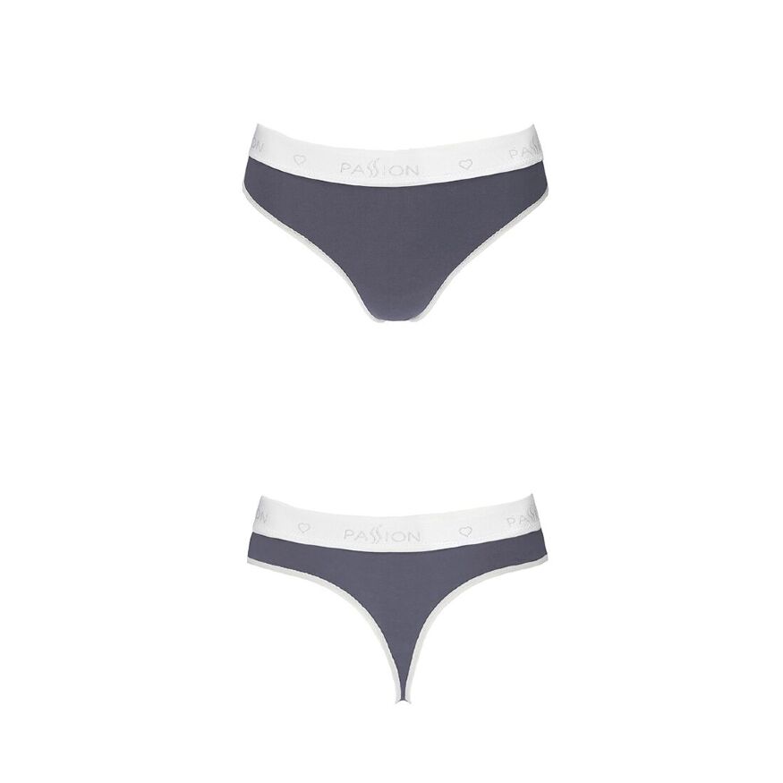 Спортивные трусики-стринги PS007 PANTIES dark grey S - Passion