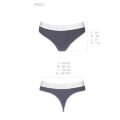 Спортивные трусики-стринги PS007 PANTIES dark grey S - Passion