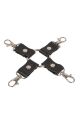 Перехресний фіксатор з натуральної шкіри  Leather Fixer Black