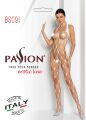 Бодистокинг крупная сетка Passion BS091 white, S/L